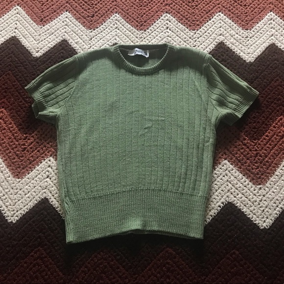 Garland Tops - 60s 70s vintage Garland knit top small/medium